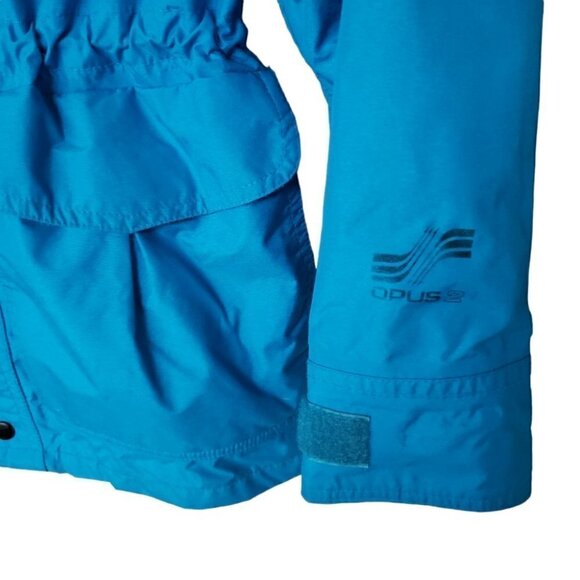 Vintage JanSport 80s 90s blue ski hiking rain windbreaker nylon jacket - Picture 9 of 14